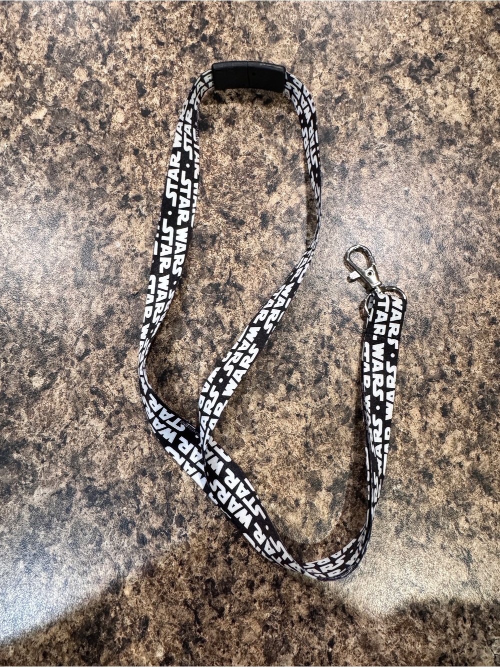 Star Wars Black & White Logo Lanyard